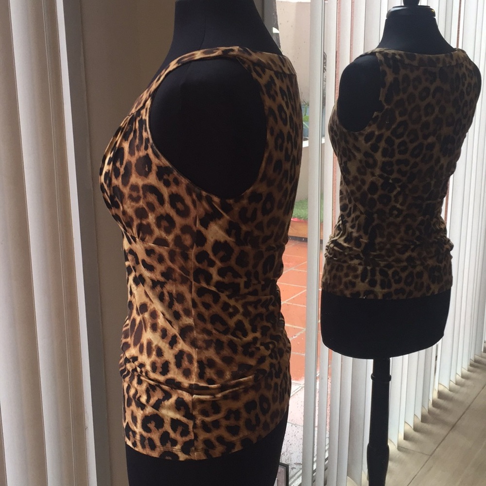 Express Leopard Print Top - Picture 5 of 7